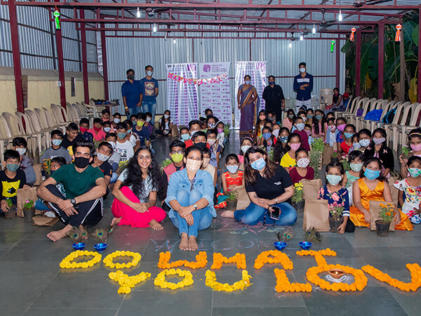 Diwali Celebration kids with Prayas Ek Koshish NGO