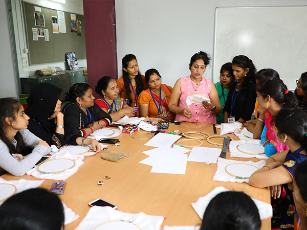 Embroidery Workshop for underprivileged women