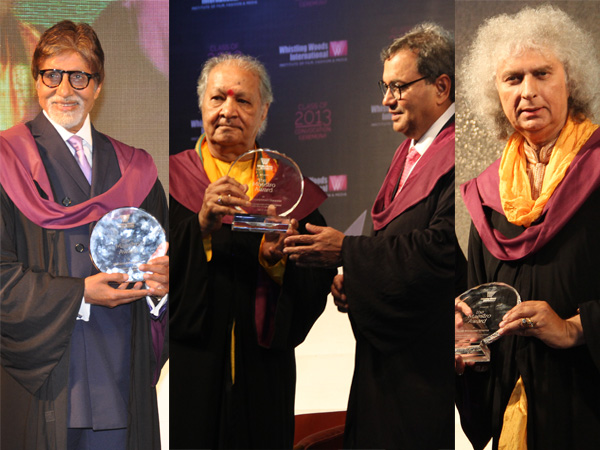 Subhash Ghai, Amitabh Bachchan, Pt. Hariprasad Chaurasia, Pt. Shivkumar Sharma