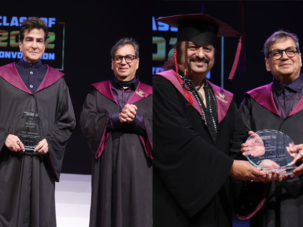 Subhash Ghai, Jeetendra, Leslee Lewis