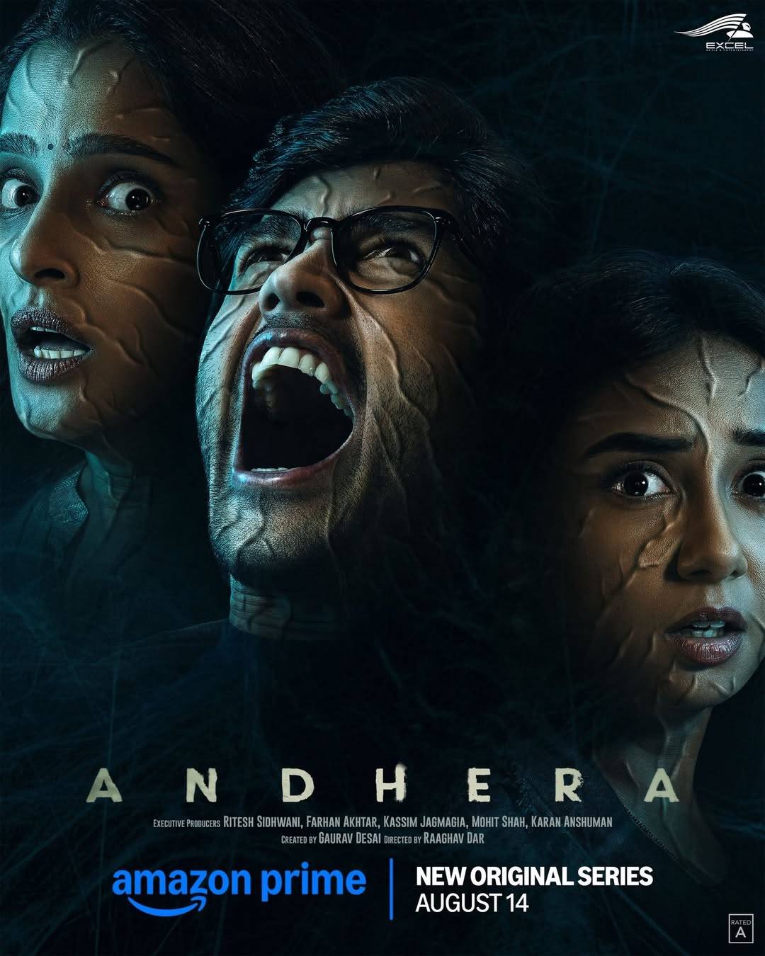 Brace yourself, this Andhera doesn’t just haunt, it hunts 🫣#AndheraOnPrime, New Series, Aug 14@